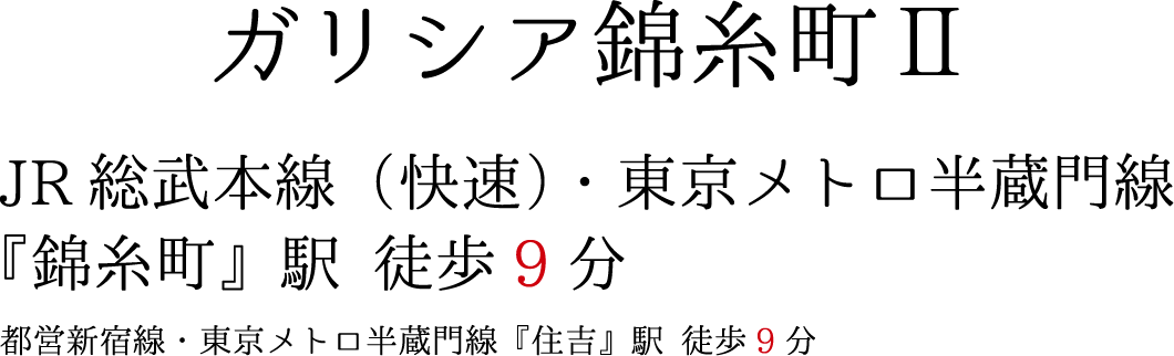 ガリシア錦糸町Ⅱ