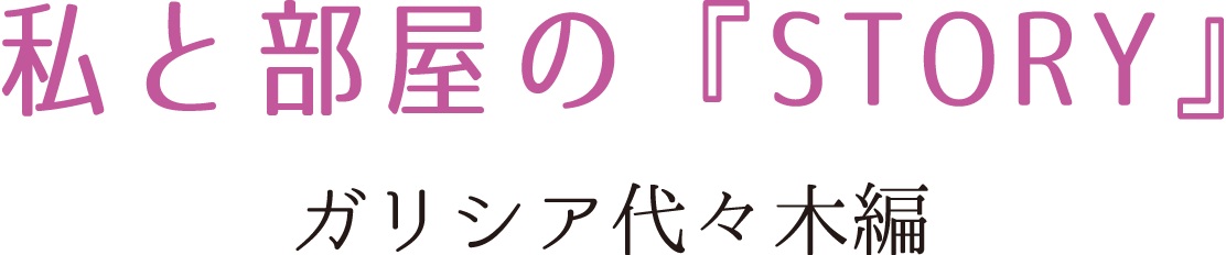 私と部屋の『STORY』　ガリシア代々木編